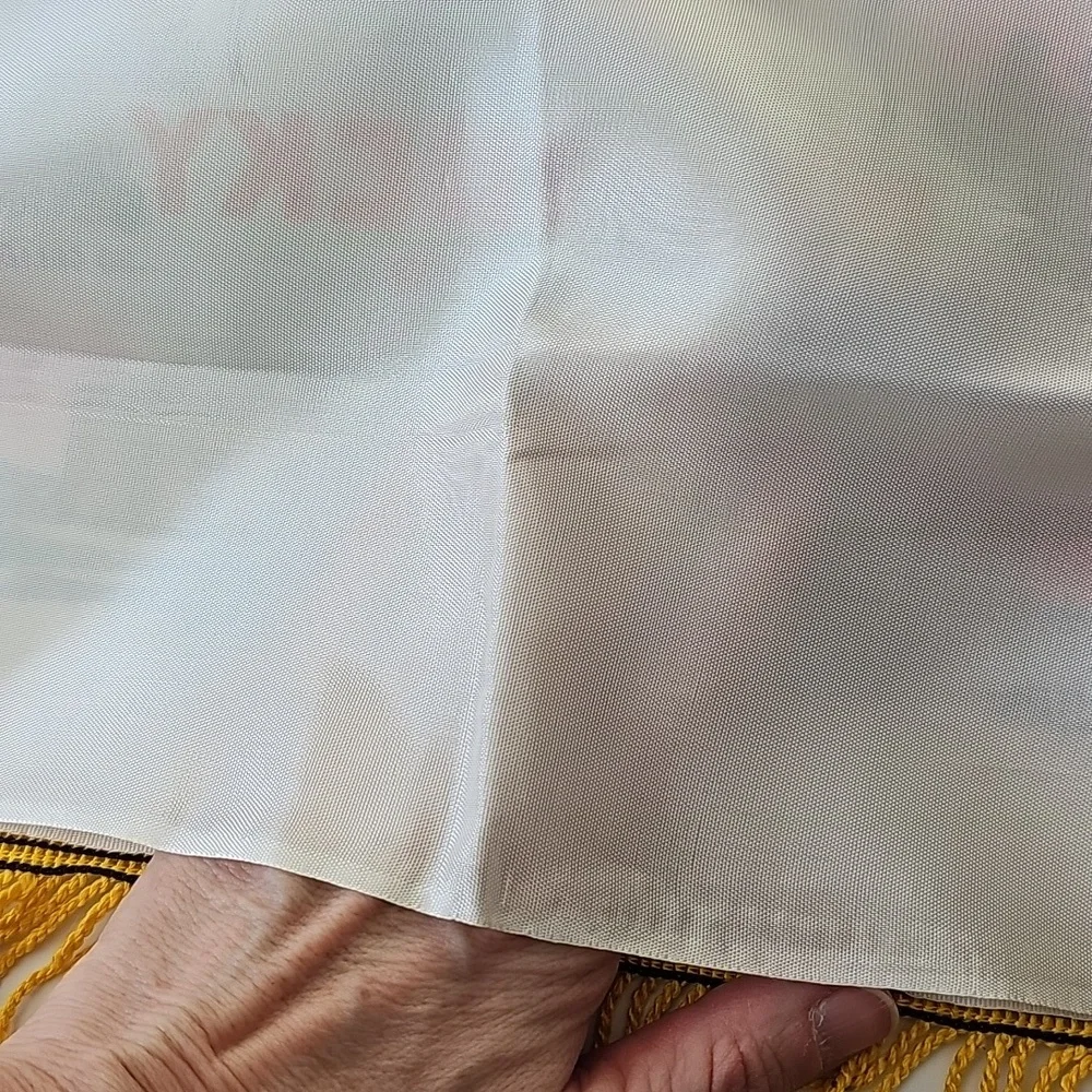 Vintage Fort Knox Kentucky Souvenir Silky Satiny Square Pillowcase EUC